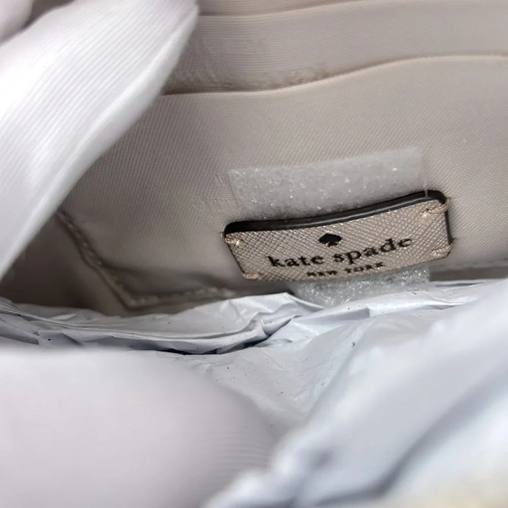 Kate Spade Glimmer Oval Camera Bag Gold